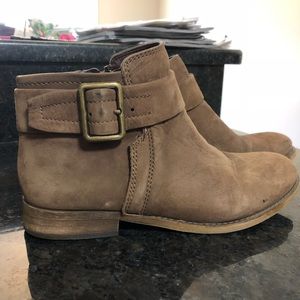Franco Sarto Brown Ankle Boots